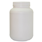 2Lt Jar White with White Lid - Tamper Evident