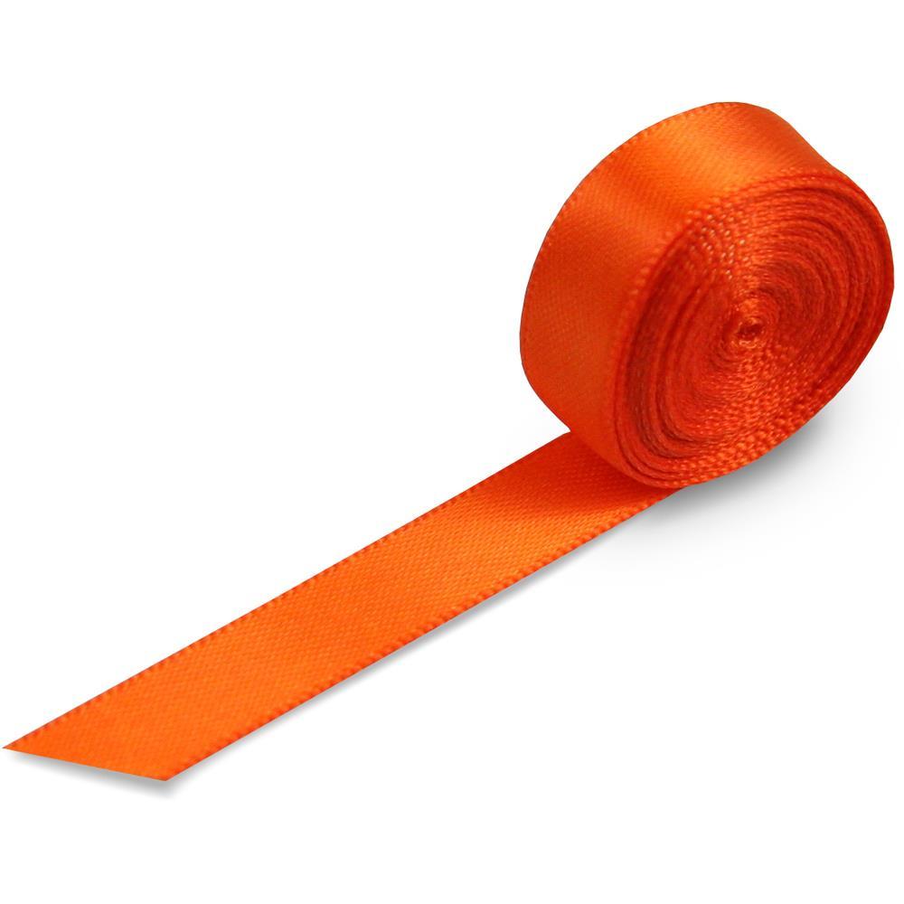 10mm Orange Double Sided Satin Ribbon - 668 - 50m Roll - New Directions  Australia