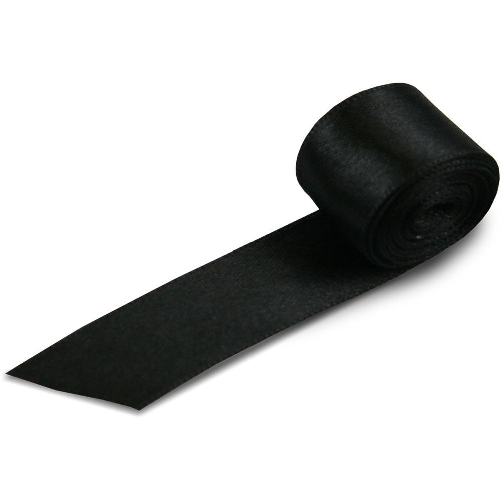Double sided outlet silk ribbon