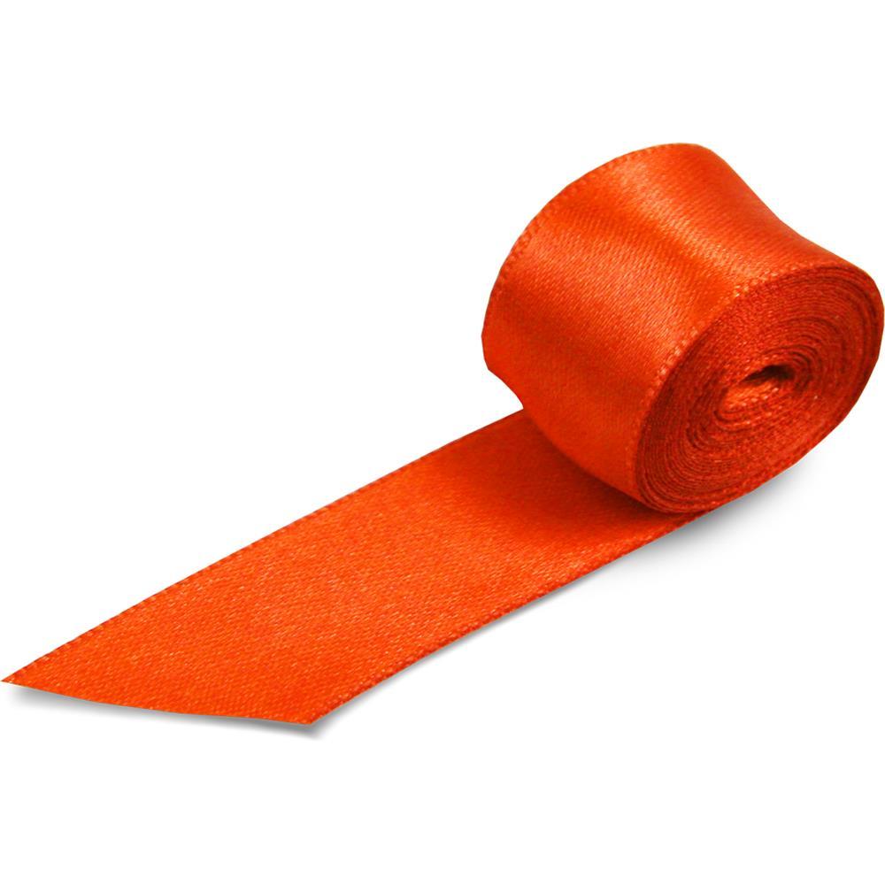 20mm Orange Double Sided Satin Ribbon 668 50m Roll New Directions Australia
