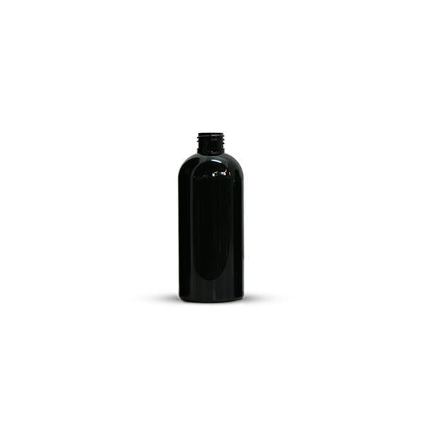 Black 250ml Pet Short Round Bottle New Directions Australia