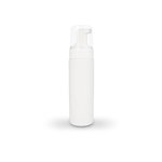 200ml White Foaming Bottle with Natural Overcap & White Pump