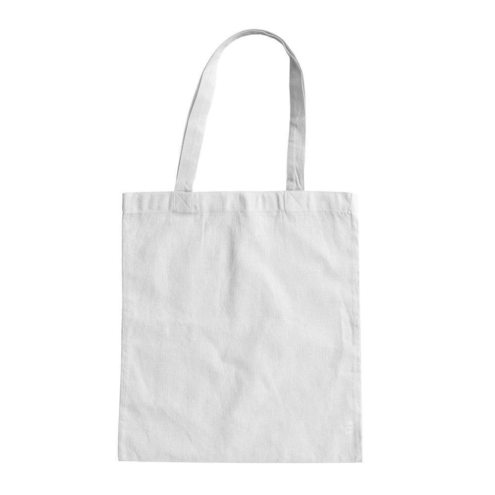 White fashon eco cotton shopping hipster bag Vector Image