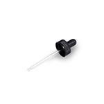 Eye Dropper 24mm Black Nitrile Teat