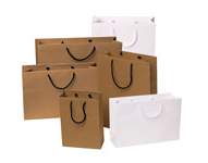 Deluxe Kraft Bags with Rope Handles