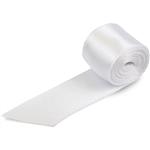 20mm White Double Sided Satin Ribbon