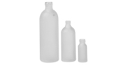 Frosted Round Glass Bottles