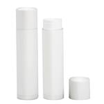 Lip Balm Twister Tube 5ml Plastic Bottle (with cap) - White