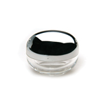 Lunar Clear 15ml Acrylic Jar with Chrome Cap