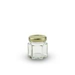 Clear 50ml - Hexagonal Glass Jars