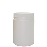 1 Lt Jar White with White Tamper-evident Lid