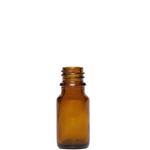 Amber 10ml T/E Boston Round Glass Bottle (18mm neck)