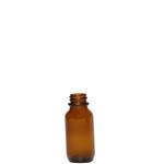 Amber 25ml Boston Round Glass Bottle (20mm neck)