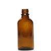 Amber 50ml T/E Boston Round Glass Bottle (18mm neck)