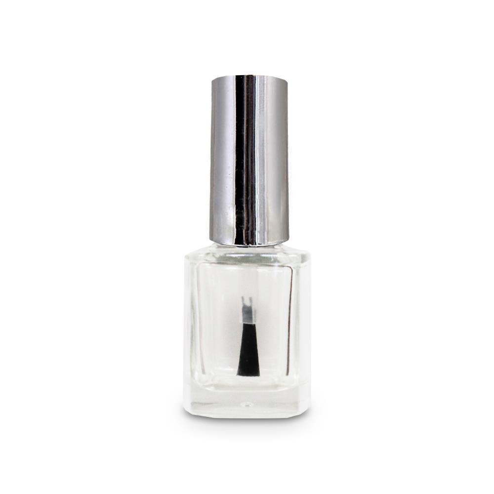 12ml Nail Polish Glass Bottle with Shiny Silver Cap and Brush - New Directions Australia 12ml Nail Polish Glass Bottle with Shiny Silver Cap and Brush - New Directions Australia