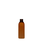 Amber 125ml PET Boston Round Bottle