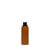 Amber 125ml PET Boston Round Bottle