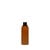 Amber 125ml PET Boston Round Bottle