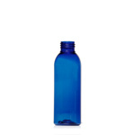 Cobalt Blue 125ml PET Boston Round Bottle