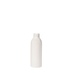 White 125ml PET Boston Round Bottle