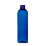 Cobalt Blue 250ml PET Boston Round Bottle