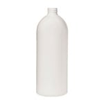 White 1L PET Boston Round Bottle
