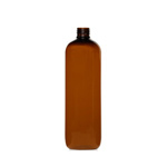 Amber 500ml PET Boston Round Bottle