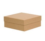 Kraft Medium Gift Box: 220mm (W) x 220mm (L) x 90mm (D) - Carton of 20