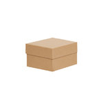 Kraft X-Small Gift Box: 120mm (W) x 120mm (L) x 80mm (D) - Carton of 20