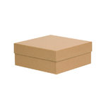 Kraft Small Gift Box: 170mm (W) x 170mm (L) x 80mm (D) - Carton of 20