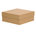 Kraft Large Gift Box: 250mm (W) x 250mm (L) x 90mm (D) - Carton of 20