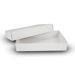 Ice Foldable Shirt Box: 360mm (W) x 240mm (L) x 55mm (D) + 55mm Lid - Carton of 50