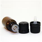 18mm T/E HDPE Cap + Drip Black