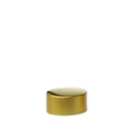 24mm Metal Smooth Cap Matte Gold