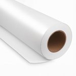 Gloss Wrapping Paper - White - 50cm x 60m