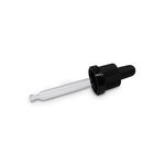 Eye Dropper 18mm (to suit 30ml T/E Bottle) Black