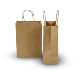 Gemini: Brown Kraft Bag - 30cm (W) x 42cm (H) + 12cm (G) - Carton of 250