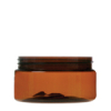 Amber 100ml (70mm neck) PET Boston Round Jar