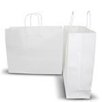 Jupiter: White Kraft Bag - 46cm (W) x 38cm (H) + 14cm (G) - Carton of 150