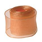 Peach 26mm Organza Ribbon