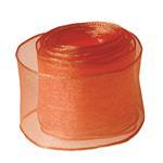 Orange 26mm Organza Ribbon