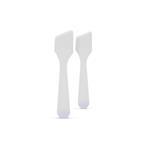 Cream Spatula Straight NATURAL Plastic (Pack of 50)