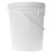 25Lt Pail White with Tamper-evident Lid