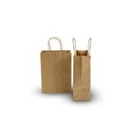 Pisces: Brown Kraft Bag - 16cm (W) x 26.5cm (H) + 5cm (G) - Carton of 500