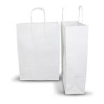 Venus: White Kraft Bag - 30cm (W) x 42cm (H) + 12cm (G) - Carton of 250