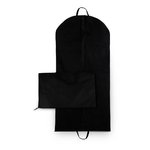Black Large Zip Cover - Non-Woven Garment Bag + Side Zip and Handles: 63cm x 150cm - Carton of 50