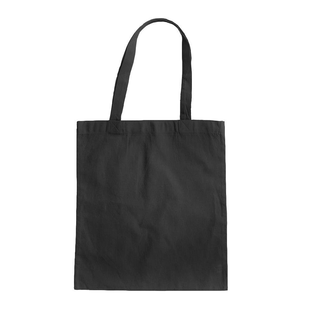 Black Cotton Tote Bag: 370mm (W) x 420mm (H) - Carton of 100 - New ...