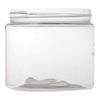 Clear 400ml (89mm neck) PET Boston Round Jar