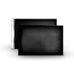 Black Bubble Mailer - Large: 390mm (W) x 480mm (H) + 50mm (Flap) - Carton of 50