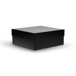 Midnight MATTE Small Gift Box: 170mm (W) x 170mm (L) x 80mm (D) + 40mm LID - Carton of 20